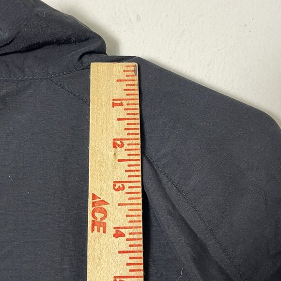 FootJoy Golf Pullover Windbreaker Men's Large Lightweight Half Zip Black White - Picture 5 of 11